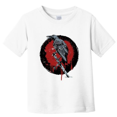 Raven On Sword Toddler T-Shirt