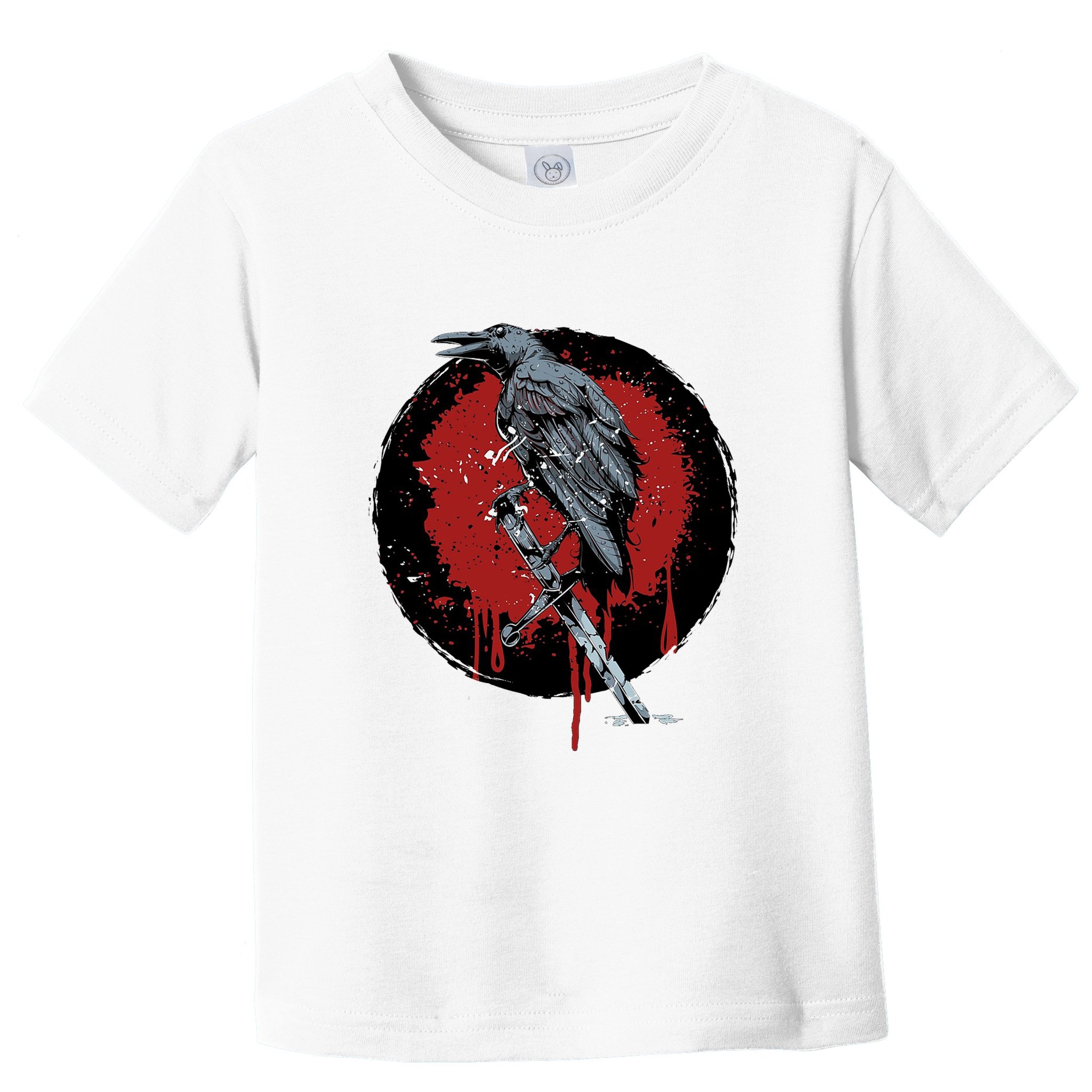 Raven On Sword Toddler T-Shirt