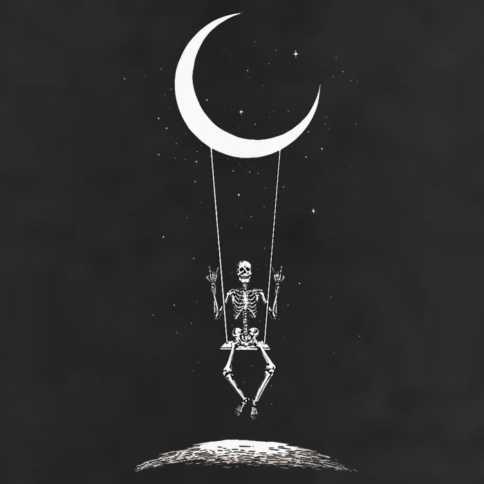 Rock On Skeleton Hands Halloween Moon Band Rock And Roll Large Microfiber Waffle Golf Towel