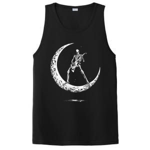 Rock On Skeleton Moon Rock And Roll PosiCharge Competitor Tank