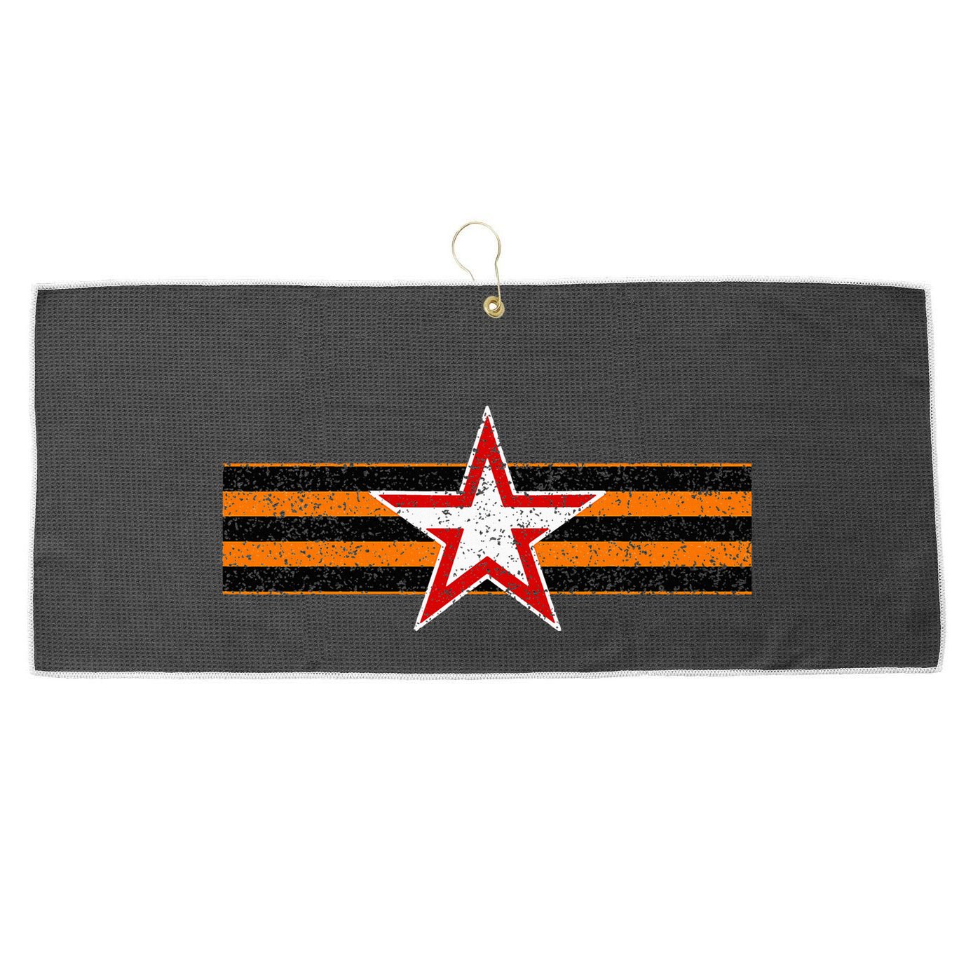 Ribbon Of St. George Russia Large Microfiber Waffle Golf Towel