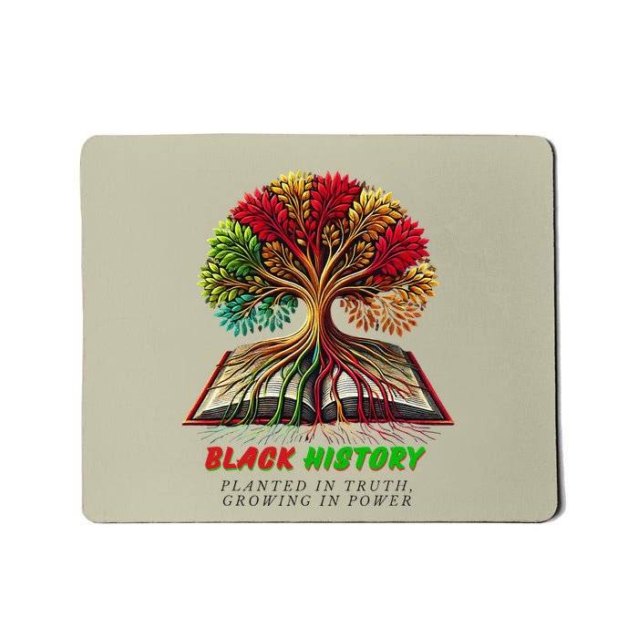 Roots Of Strength And Knowledge – Heritage Symbol Mousepad