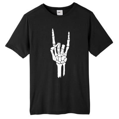 Rock On Skeleton Hand Gift Tall Fusion ChromaSoft Performance T-Shirt