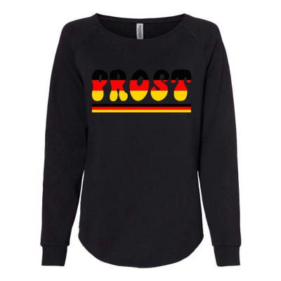 Retro Oktoberfest Squad German Flag Prost Womens California Wash Sweatshirt