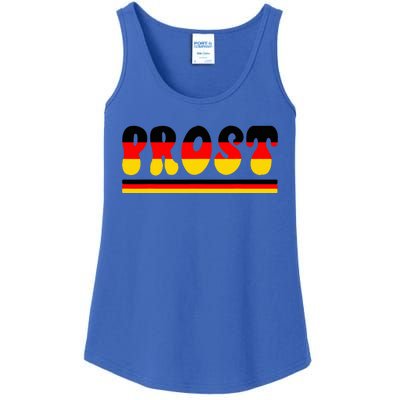 Retro Oktoberfest Squad German Flag Prost Ladies Essential Tank