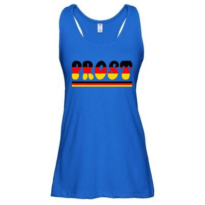 Retro Oktoberfest Squad German Flag Prost Ladies Essential Flowy Tank