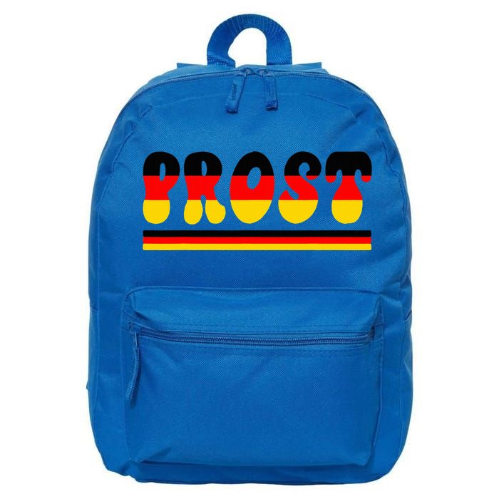 Retro Oktoberfest Squad German Flag Prost 16 in Basic Backpack