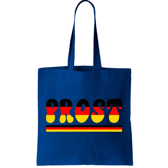 Retro Oktoberfest Squad German Flag Prost Tote Bag