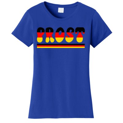 Retro Oktoberfest Squad German Flag Prost Women's T-Shirt