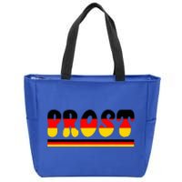 Retro Oktoberfest Squad German Flag Prost Zip Tote Bag