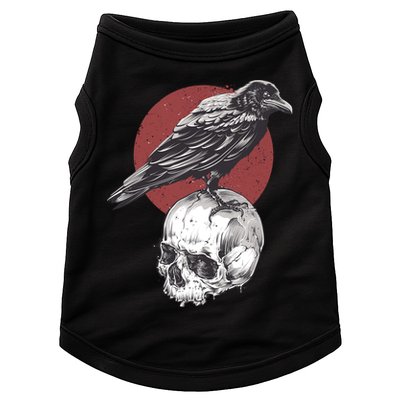 Raven On Skull Doggie Tank