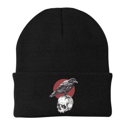 Raven On Skull Beanie
