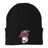 Raven On Skull Beanie