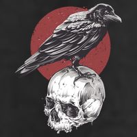 Raven On Skull Beanie