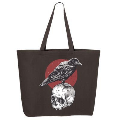 Raven On Skull 25L Jumbo Tote