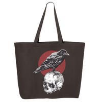 Raven On Skull 25L Jumbo Tote