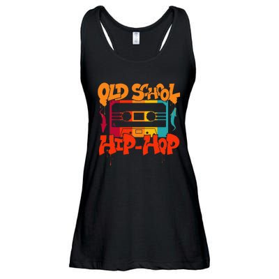 Retro Old School Hip Hop 80s 90s Graffiti Cassette Ladies Essential Flowy Tank