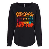 Retro Old School Hip Hop 80s 90s Graffiti Cassette Womens California Wash Sweatshirt