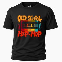 Retro Old School Hip Hop 80s 90s Graffiti Cassette Cooling Performance Crew T-Shirt