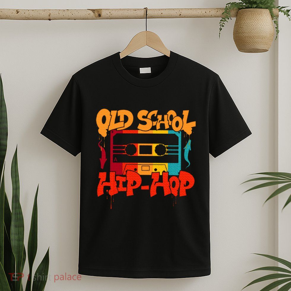 Retro Old School Hip Hop 80s 90s Graffiti Cassette T-Shirt