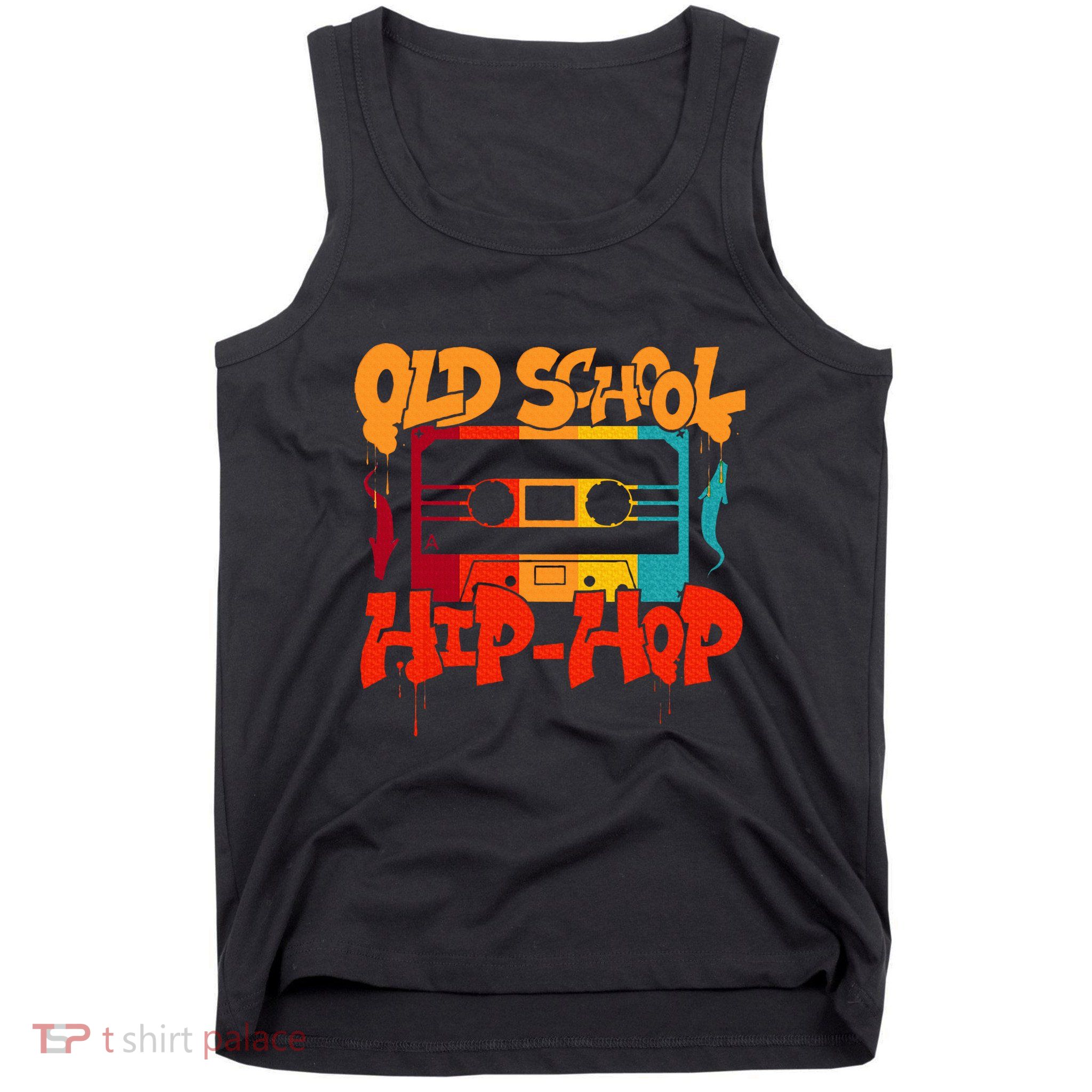 Retro Old School Hip Hop 80s 90s Graffiti Cassette Tank Top