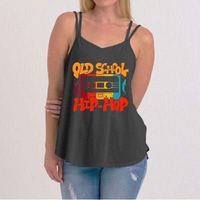 Retro Old School Hip Hop 80s 90s Graffiti Cassette Women's Strappy Tank