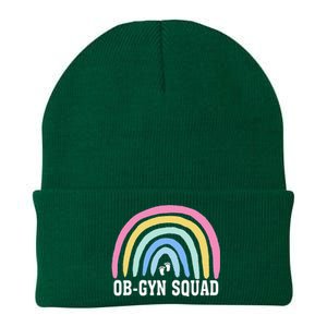 Rainbow ObGyn Squad Obstetrician Gynecologist Nurse ob gyn Knit Cap Winter Beanie