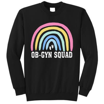 Rainbow ObGyn Squad Obstetrician Gynecologist Nurse ob gyn Sweatshirt