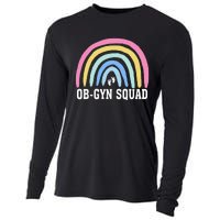 Rainbow ObGyn Squad Obstetrician Gynecologist Nurse ob gyn Cooling Performance Long Sleeve Crew