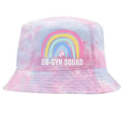 Rainbow ObGyn Squad Obstetrician Gynecologist Nurse ob gyn Tie-Dyed Bucket Hat