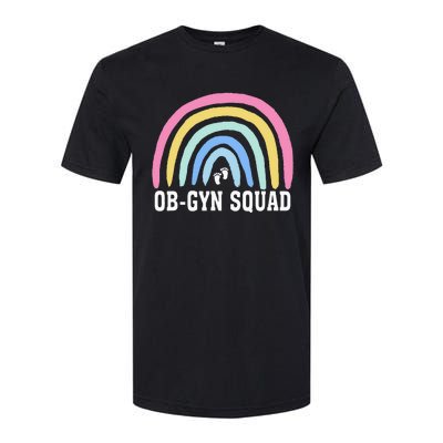 Rainbow ObGyn Squad Obstetrician Gynecologist Nurse ob gyn Softstyle® CVC T-Shirt