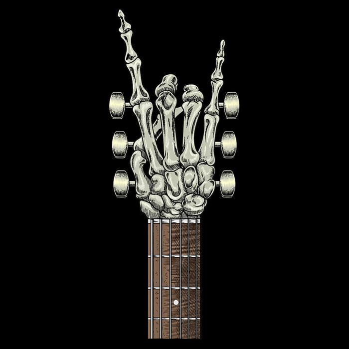 Rock On Skeleton Hand Guitar Rock & Roll Backpack