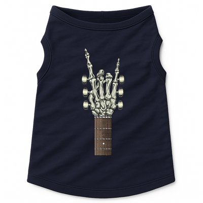 Rock On Skeleton Hand Guitar Rock & Roll Doggie Tank