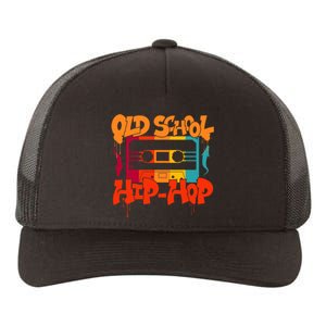 Retro Old School Hip Hop 80s 90s Graffiti Cassette Yupoong Adult 5-Panel Trucker Hat