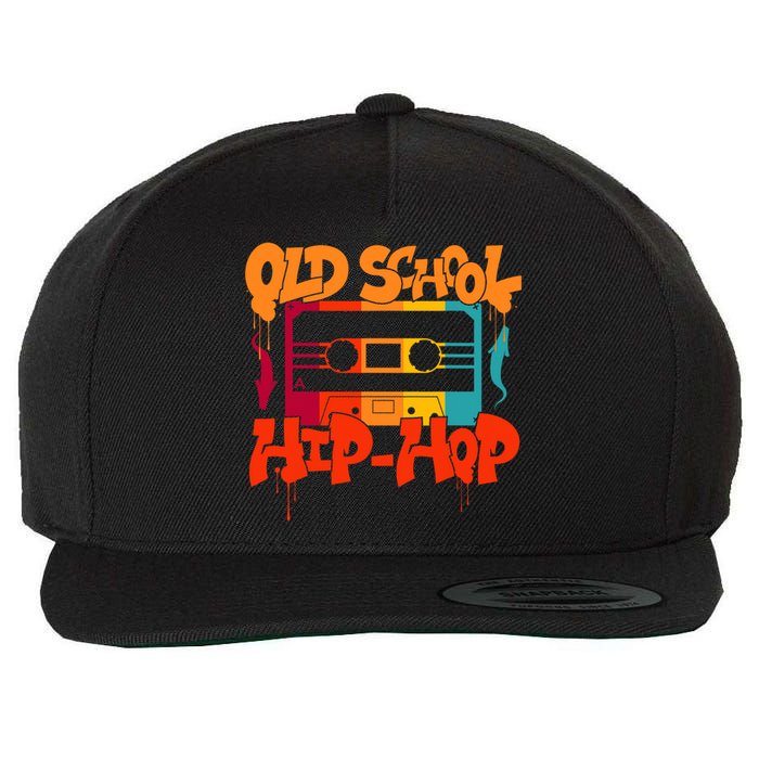 Retro Old School Hip Hop 80s 90s Graffiti Cassette Wool Snapback Cap