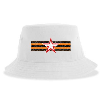 Ribbon Of St. George Russia Sustainable Bucket Hat