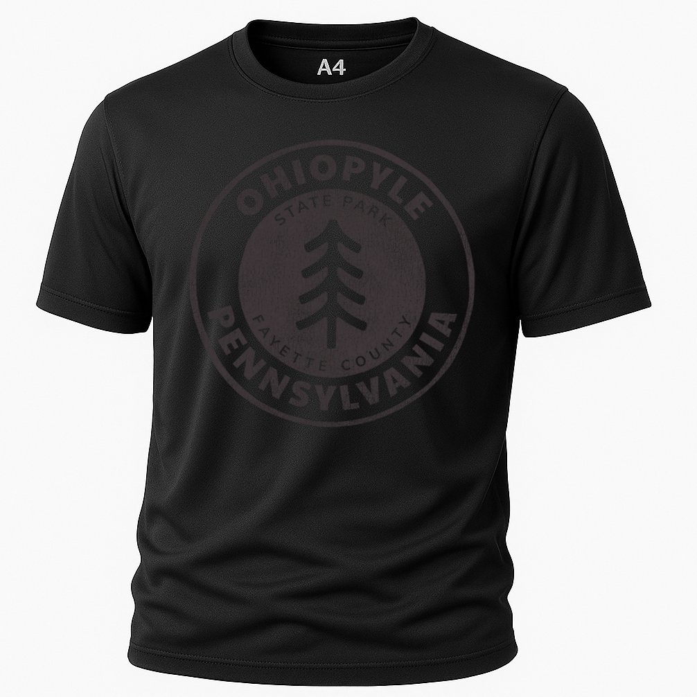 Retro Ohiopyle State Park Pennsylvania Souvenir Design Meaningful Gift Cooling Performance Crew T-Shirt