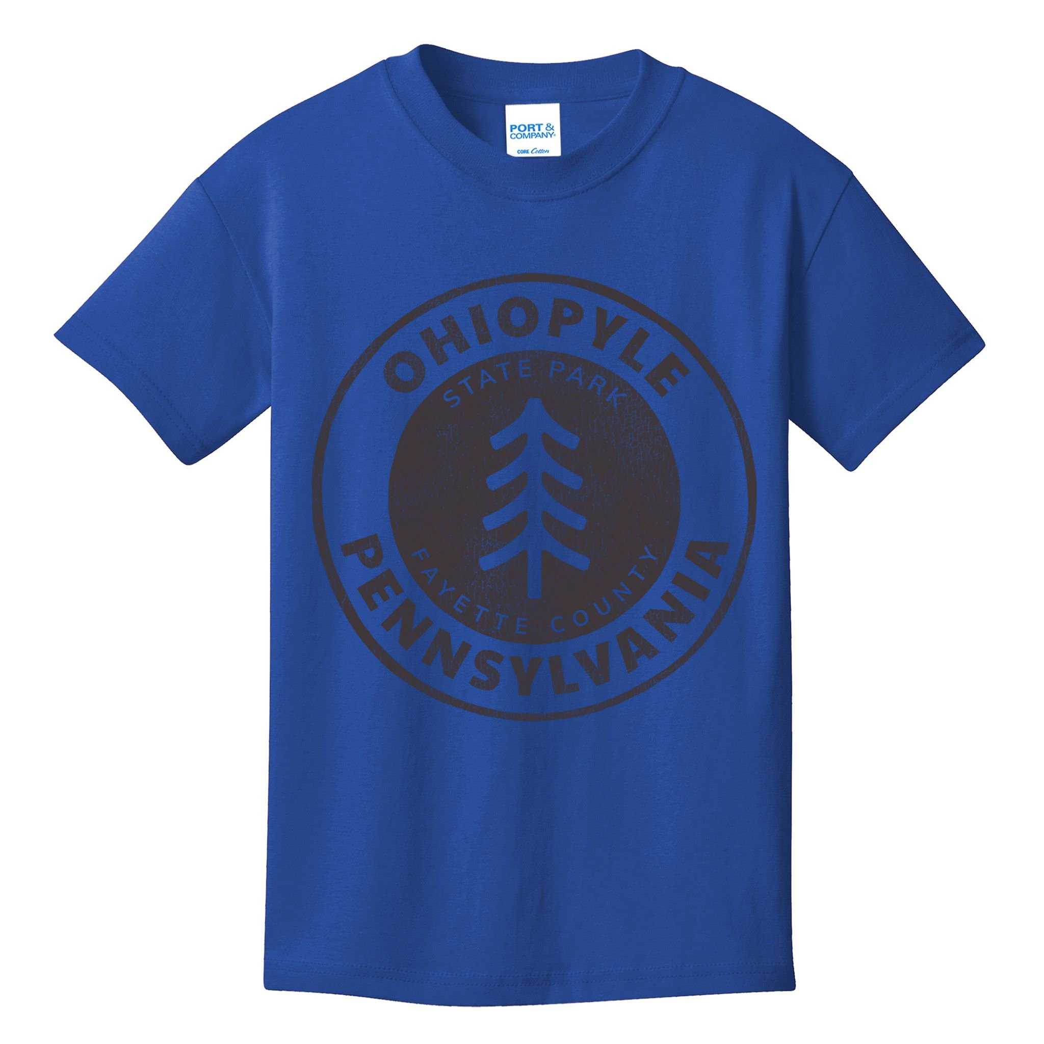Retro Ohiopyle State Park Pennsylvania Souvenir Design Meaningful Gift Kids T-Shirt