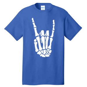 Rock On Skeleton Hand Funny Gift Tall T-Shirt