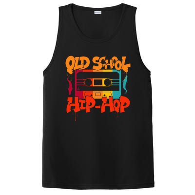 Retro Old School Hip Hop 80s 90s Graffiti Cassette PosiCharge Competitor Tank