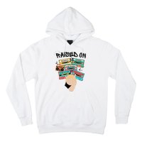 Raised On Slim Retro Cassettes Hip Hop Hoodie