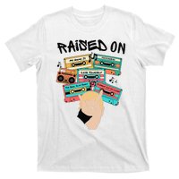 Raised On Slim Retro Cassettes Hip Hop T-Shirt