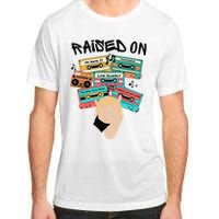 Raised On Slim Retro Cassettes Hip Hop Adult ChromaSoft Performance T-Shirt