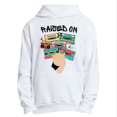 Raised On Slim Retro Cassettes Hip Hop Urban Pullover Hoodie