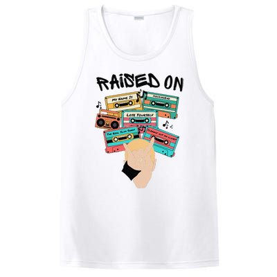 Raised On Slim Retro Cassettes Hip Hop PosiCharge Competitor Tank