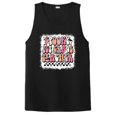 Retro One Spooky 1St Grade Teacher Halloween First Grade Gift PosiCharge Competitor Tank