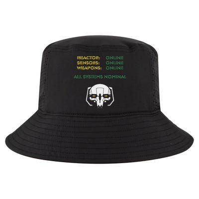 Reactor Online Sensors Online Weapons Online All Systems Nom Cool Comfort Performance Bucket Hat