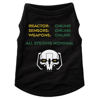 Reactor Online Sensors Online Weapons Online All Systems Nom Doggie Tank