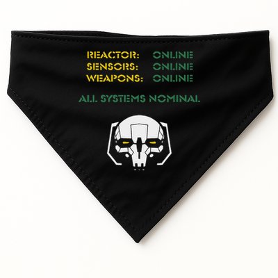 Reactor Online Sensors Online Weapons Online All Systems Nom USA-Made Doggie Bandana