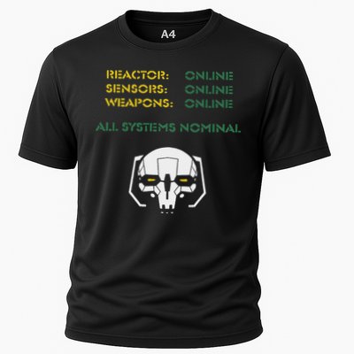 Reactor Online Sensors Online Weapons Online All Systems Nom Performance Shirt